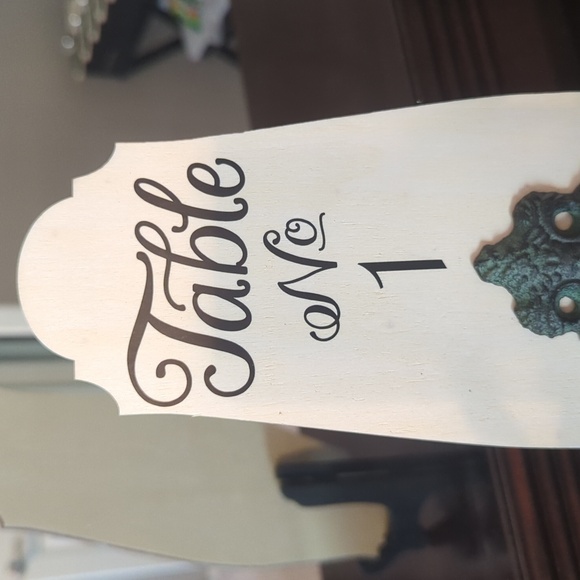 Wedding centerpiece table numbers - Picture 4 of 7